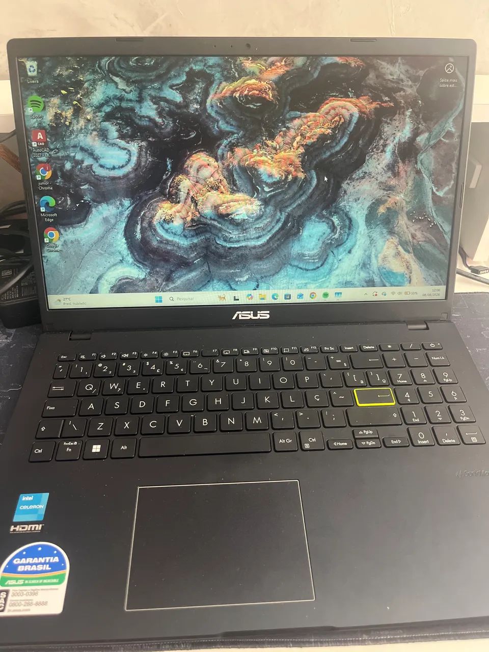 Notebook ASUS Vivobook 15 4G de RAM, 128 GB