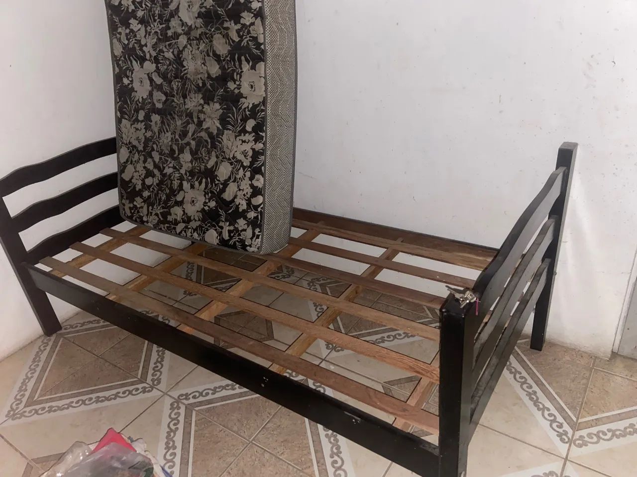 Cama Beliche 100% Madeira Cor Preta