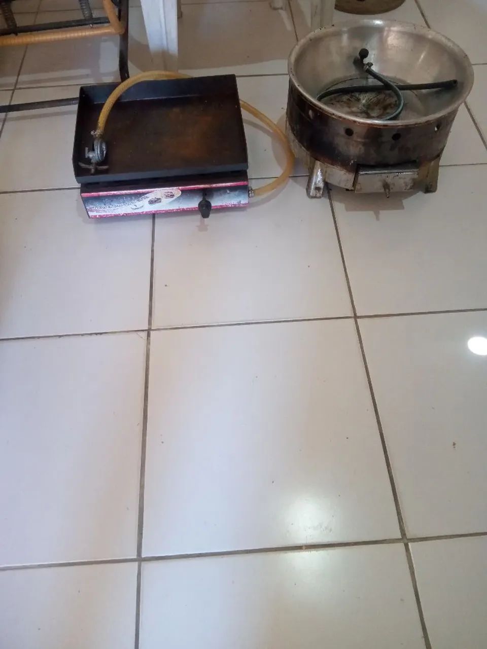 Chapa e fritadeira