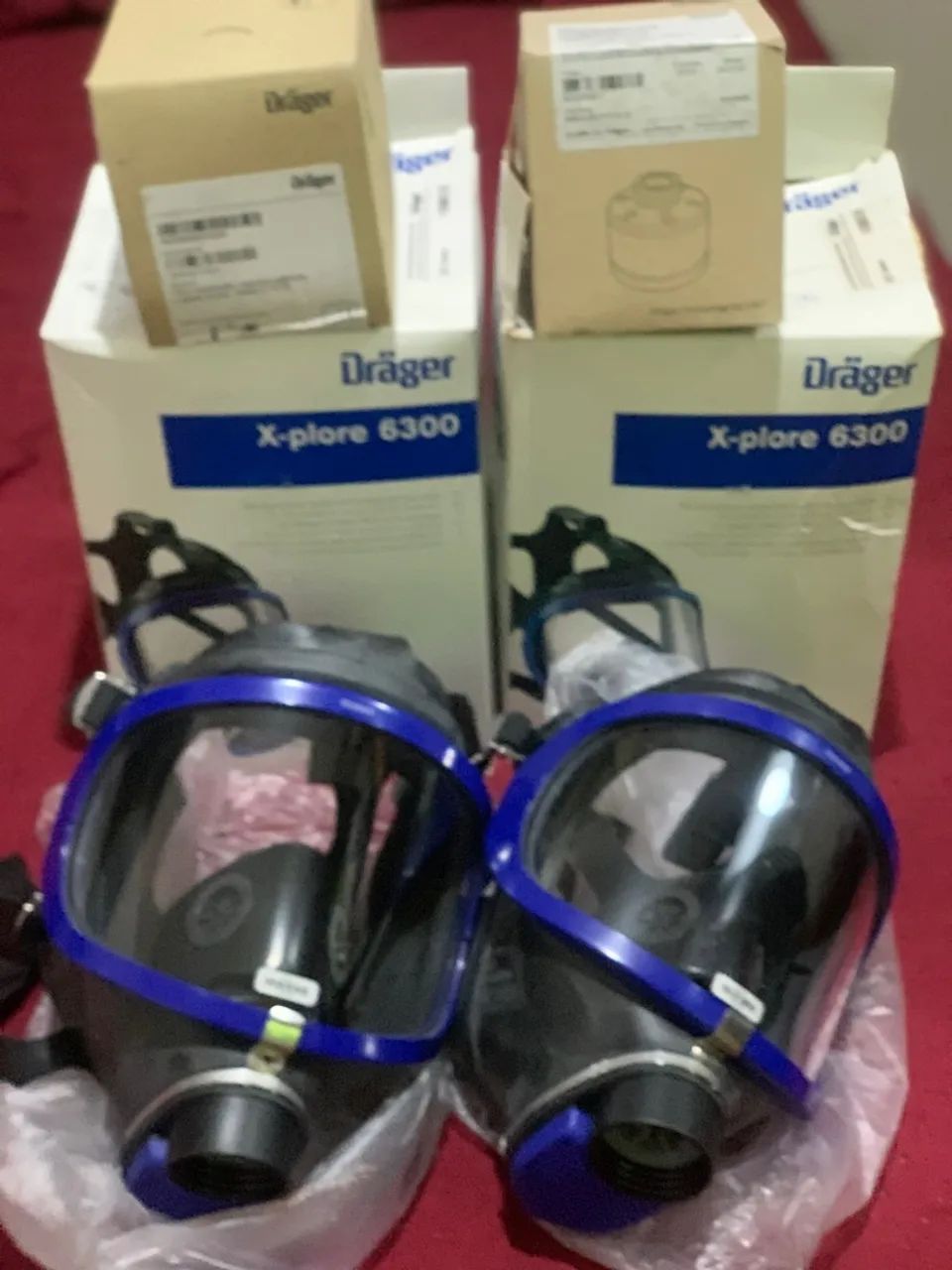 Máscara facial drager x plore 6300