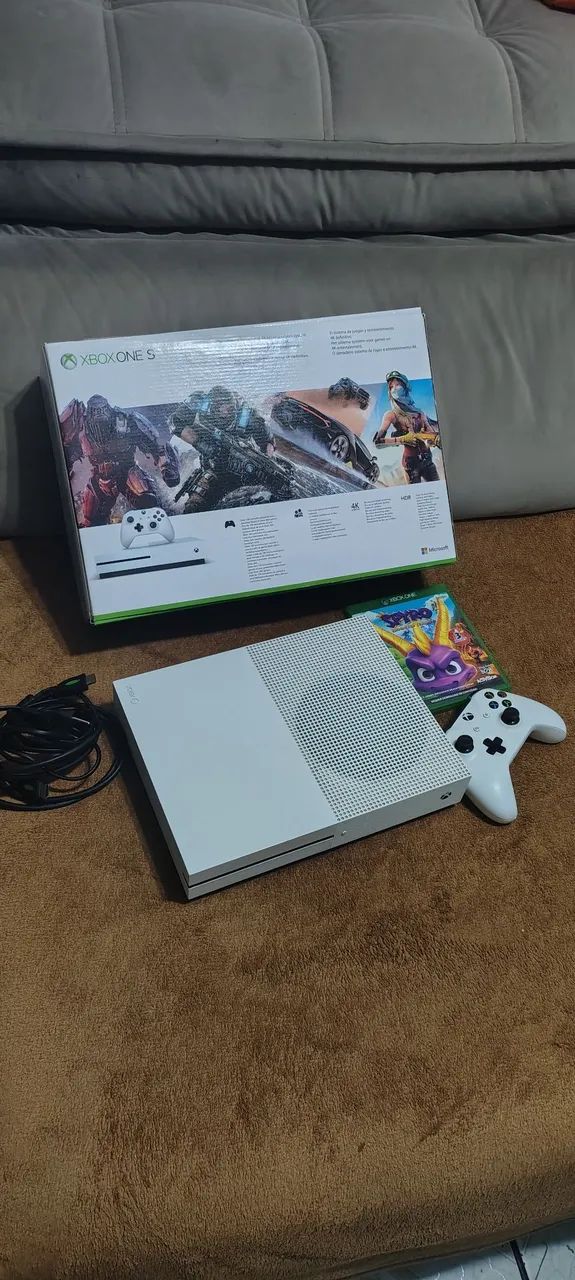 Xbox one s completo funcionando 