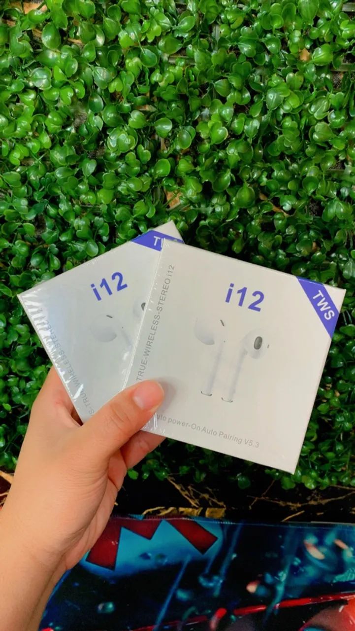 Fone de ouvido Bluetooth i12