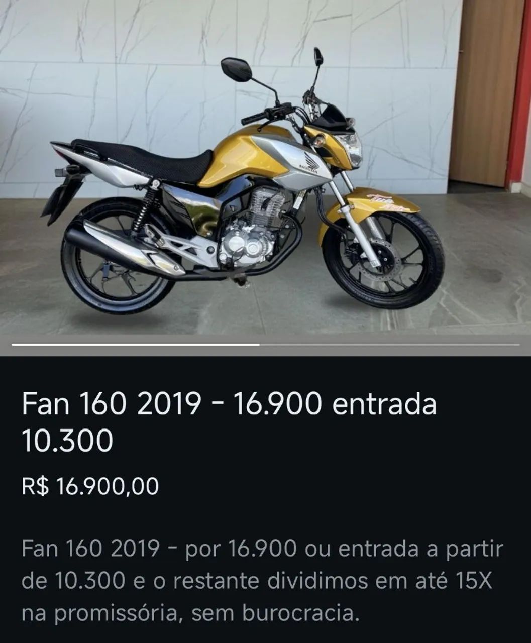 Motos com entrada+promissórias, vários modelos  - Foto 10