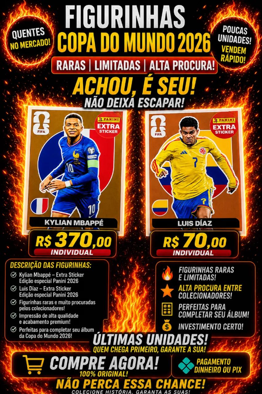 FIGURINHAS COPA DO MUNDO 2026 LEGENDS