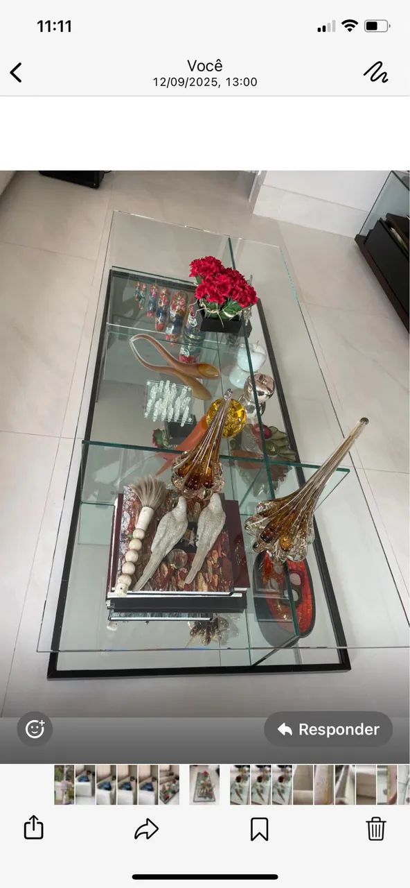 Linda mesa de centro Maria Alice Decorações 