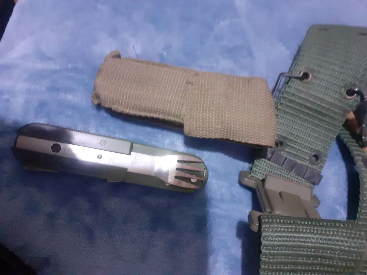 Suspensório tático militar com acessórios  - Foto 4