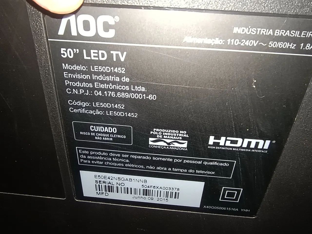 TV AOC 50 polegadas  - Foto 5