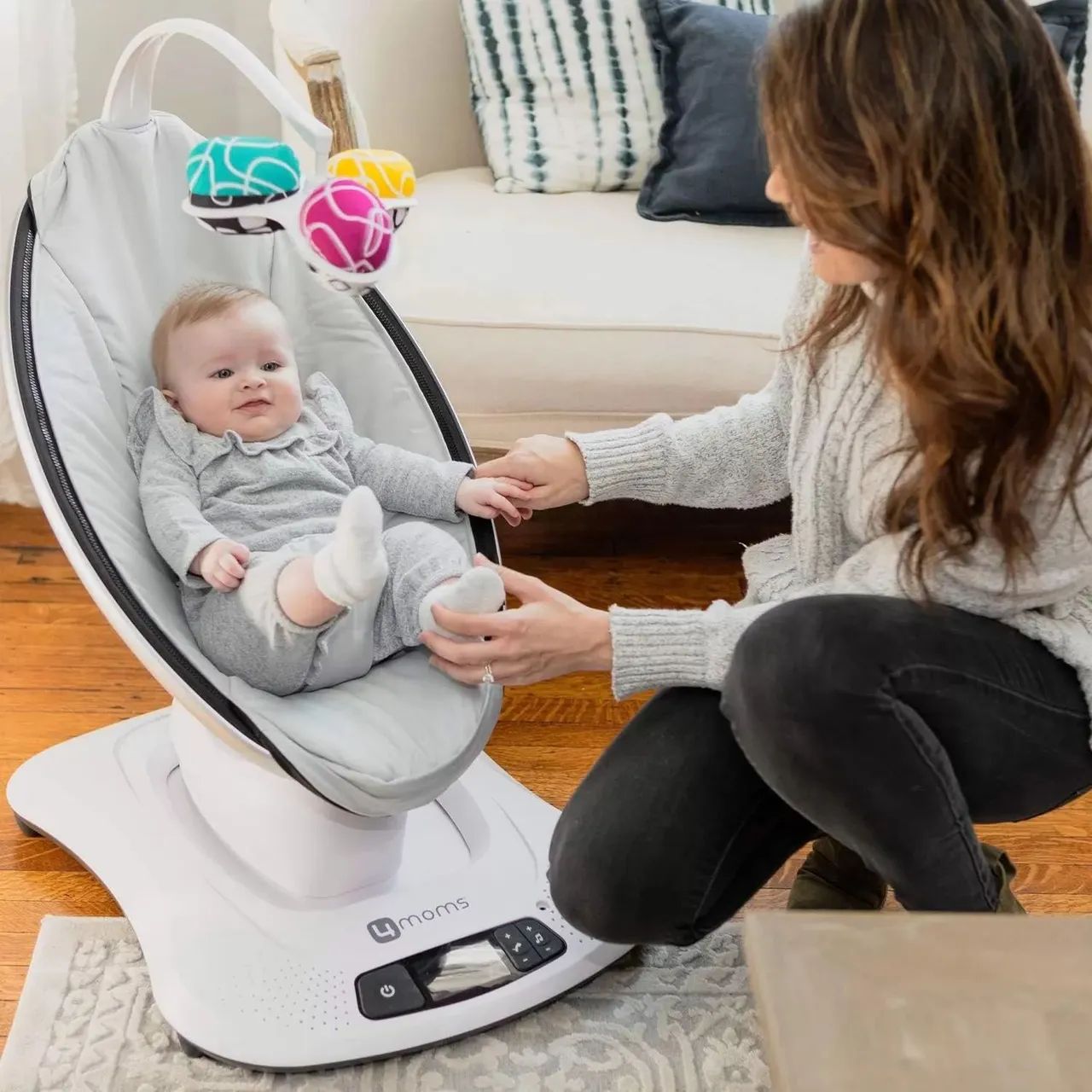 Cadeira de balanço automático 4moms mamário novo - Foto 2