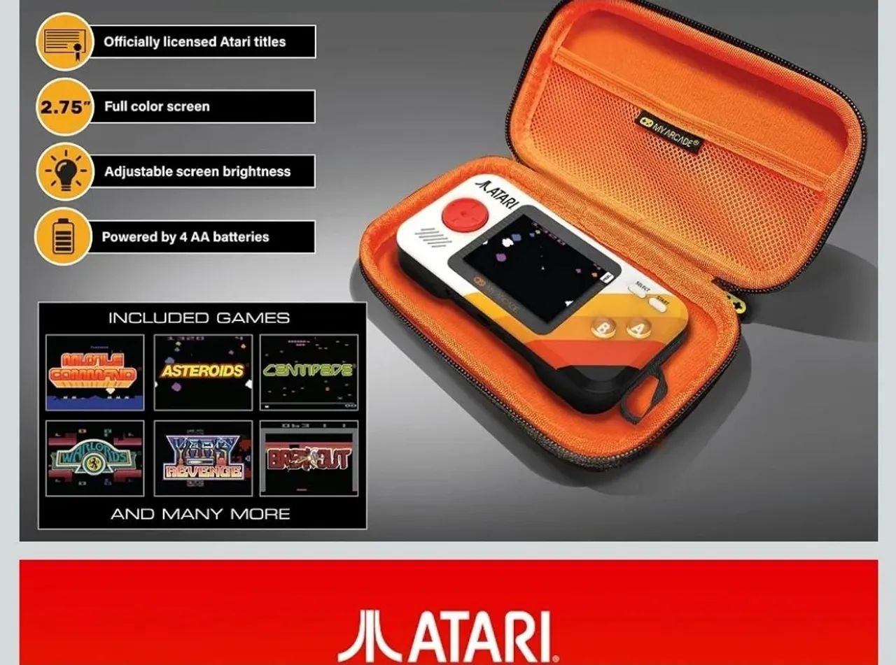 ATARI MY ARCADE BUNDLE LACRADO COM CASE - Foto 4