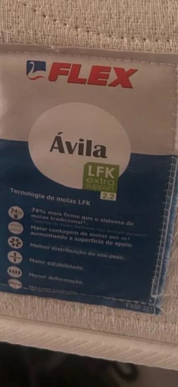 Colchão Box solteiro Flex avila lfk extra support 22 - Foto 2