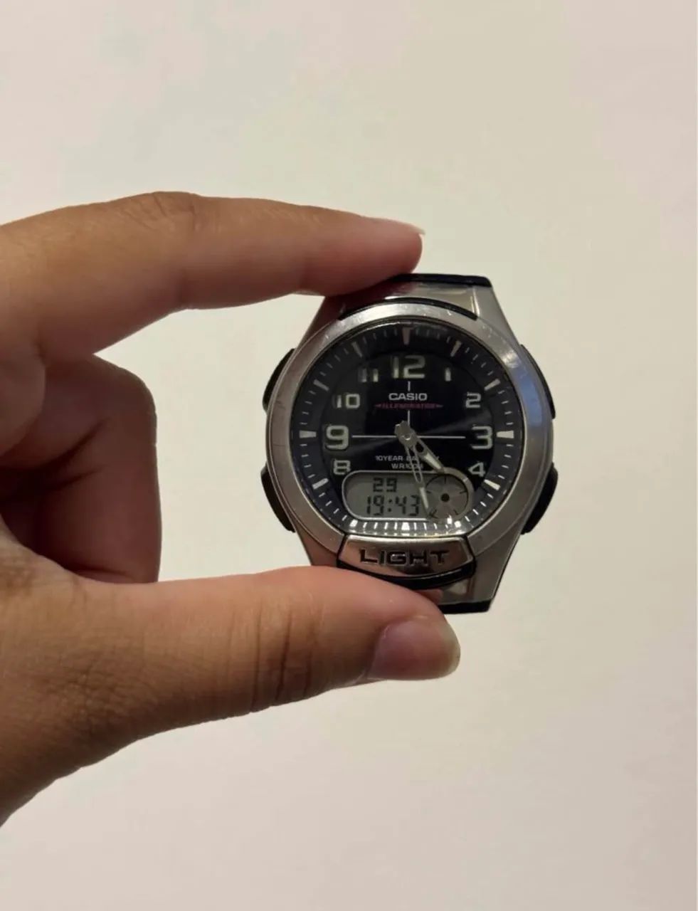 Relógio - CASIO (Illuminaitor) - W.R 100M - Foto 2