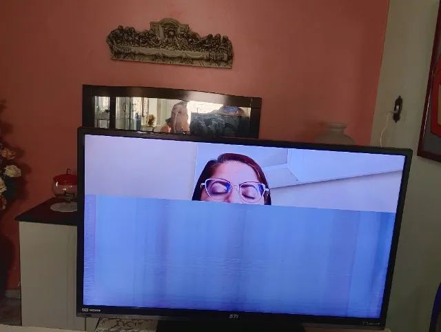 TV STI, 39 polegadas. usada, com defeito somente na imagem. - Foto 4