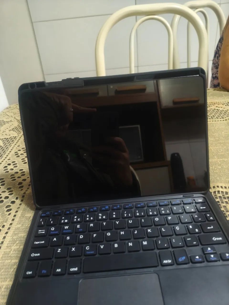 Tablet A9+5G Samsung com teclado auxiliar incluso. - Foto 2