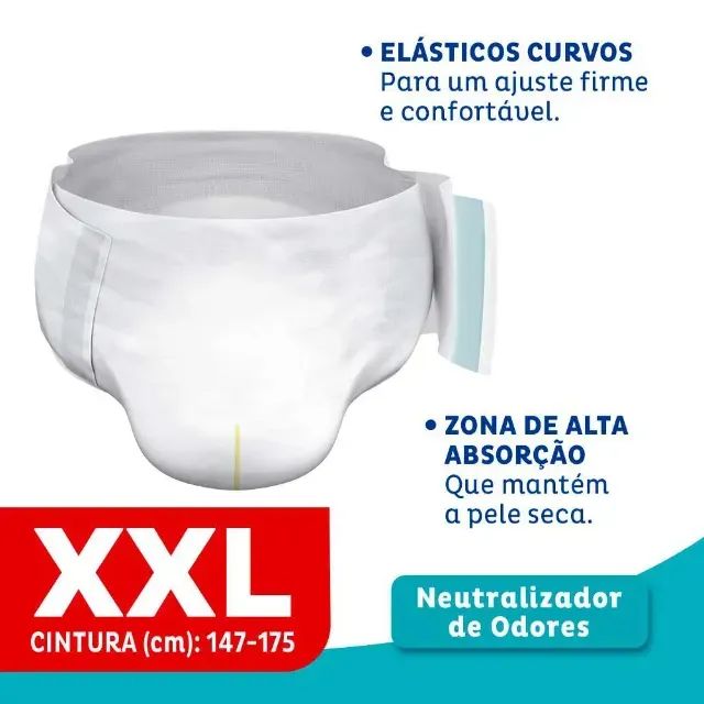 Fralda Geriátrica Tena Plus Size Care XXL 8 Unidade - Foto 3