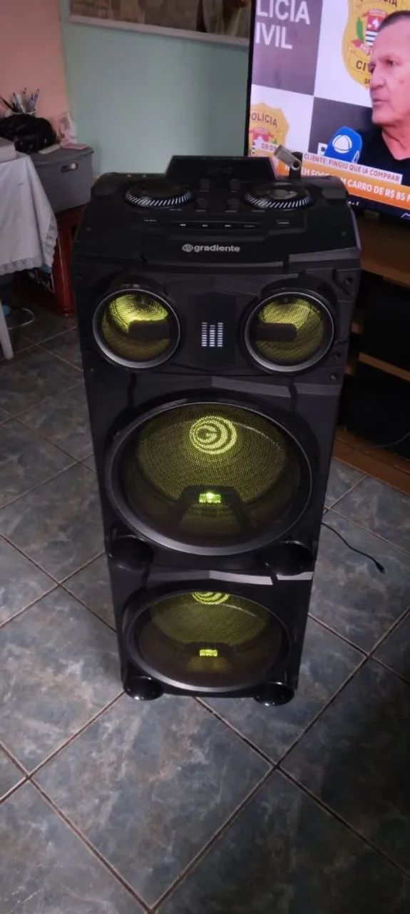 Caixa Bluetooth Gradiente GBD12M-A 1800w RMS  - Foto 2