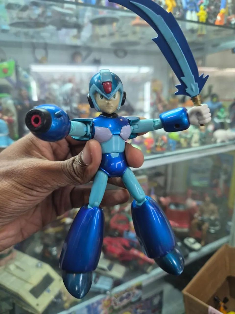 Boneco Mega Man - 15 cm
