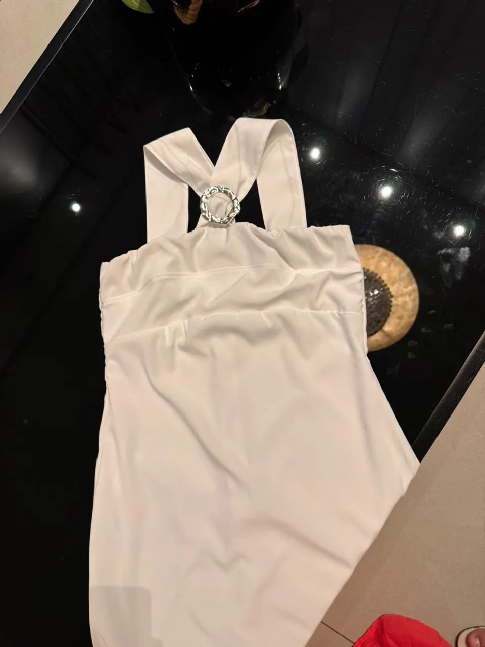 Vestido longo branco