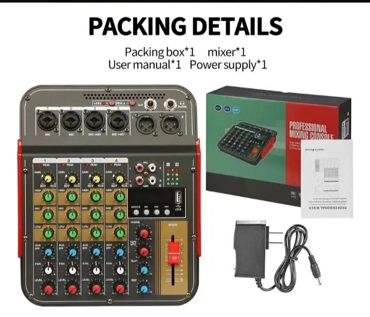 Mesa de som profissional mixing console - Foto 4