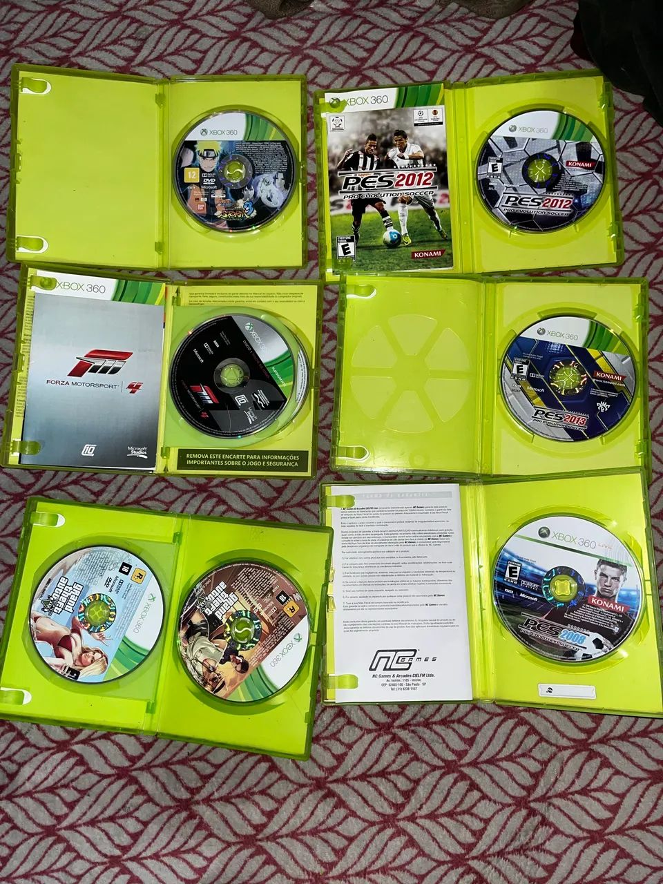 XBOX 360 Em ótimo estado  (Inclui 6 jogos e 2 controles) - Foto 3