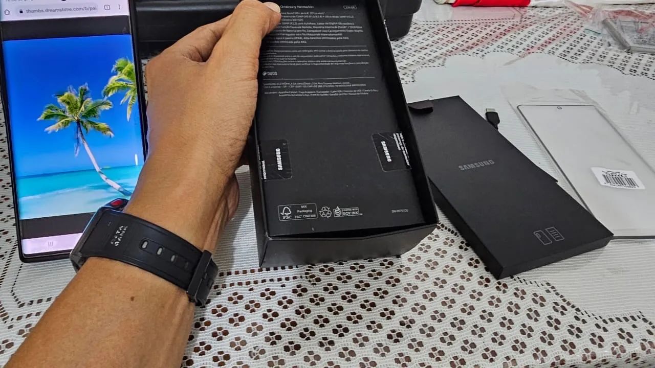 Celular Samsung note 10 Plus 256gb com nota fiscal - Foto 5