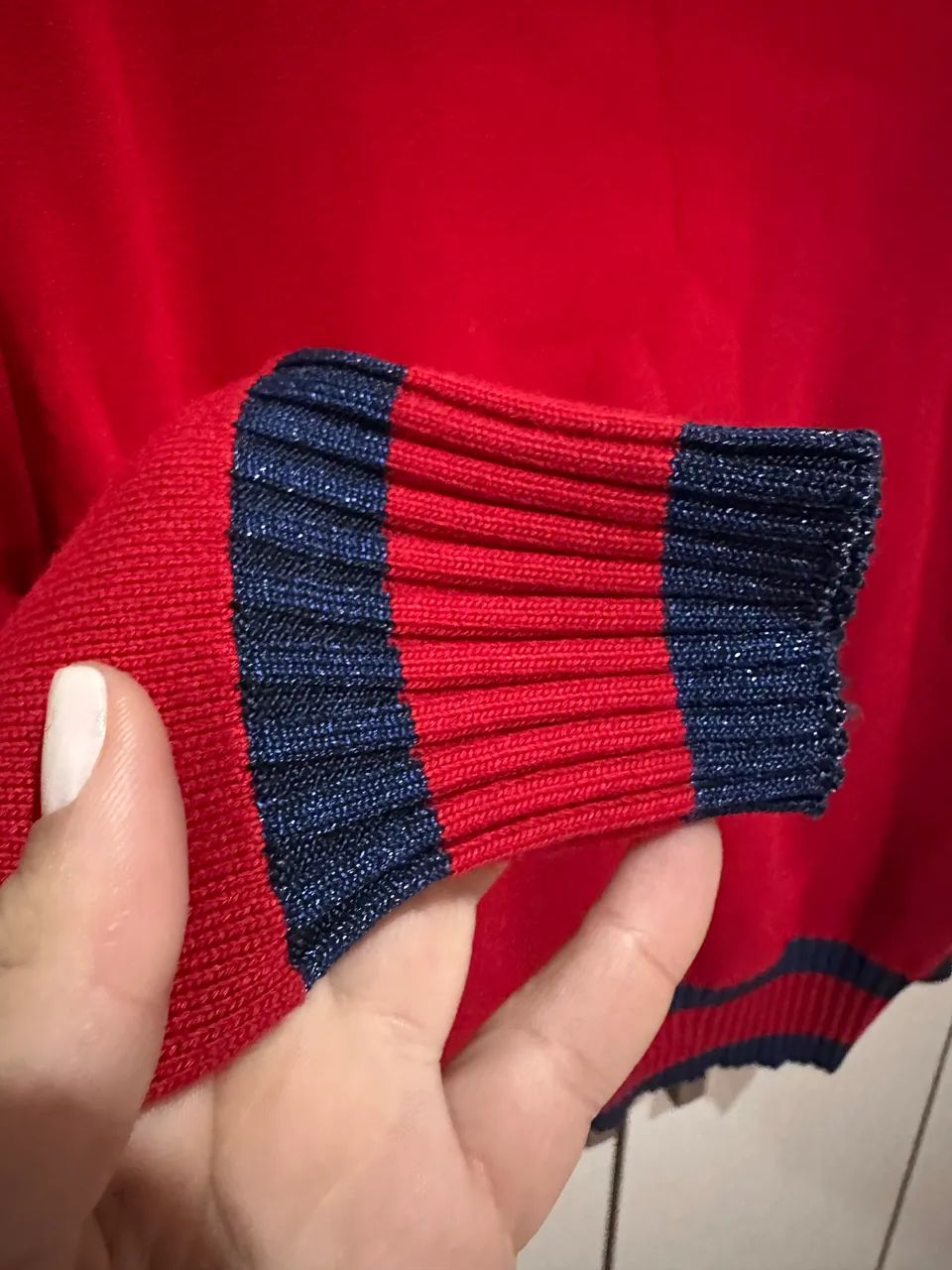Suéter vermelho Le Lis Blanc M - Foto 3