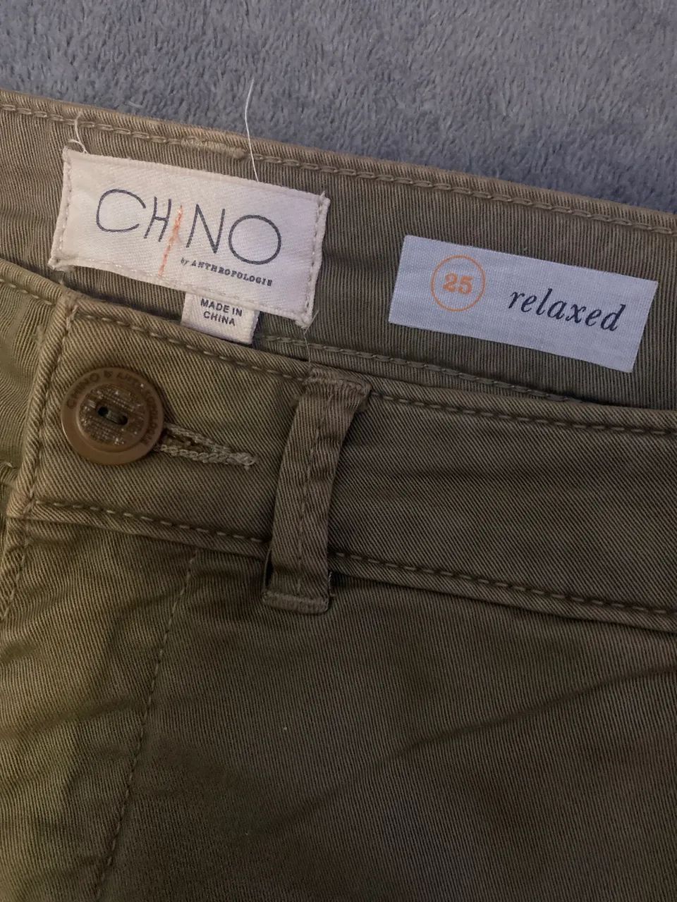 calça chino by Anthropologie