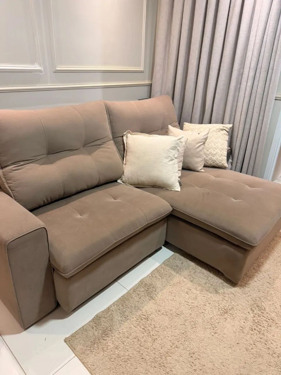 Sofa retrátil seminovo 225 X 180 - Foto 4