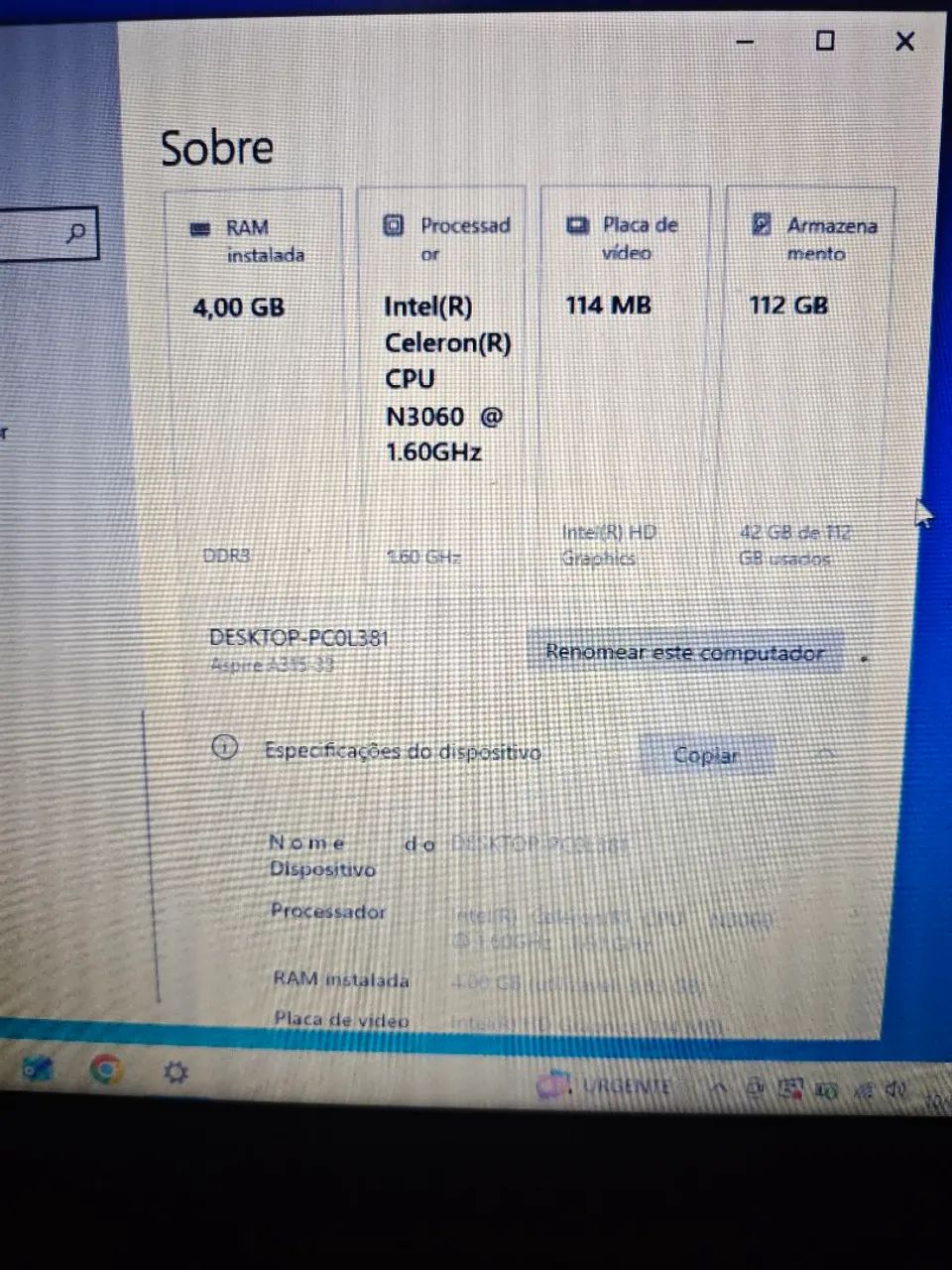 Notebook Aspire 3 - Foto 3
