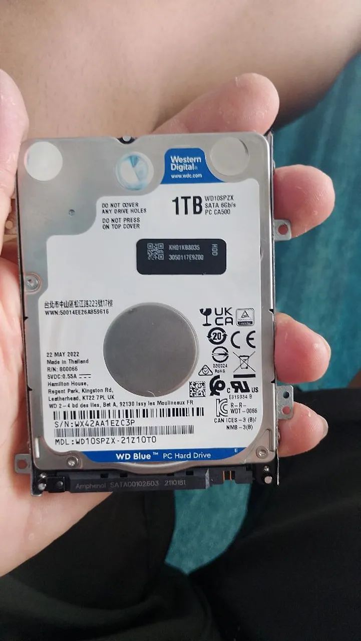 Vendo HD 1 TB