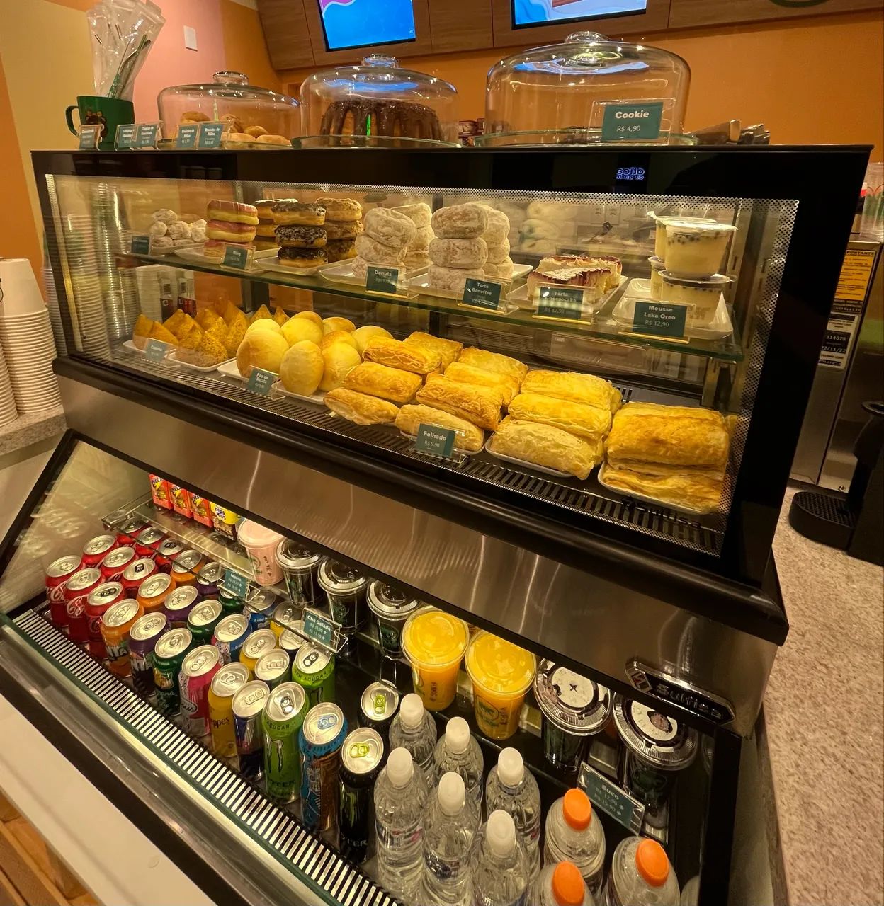 Estufa refrigerada com balcão completo