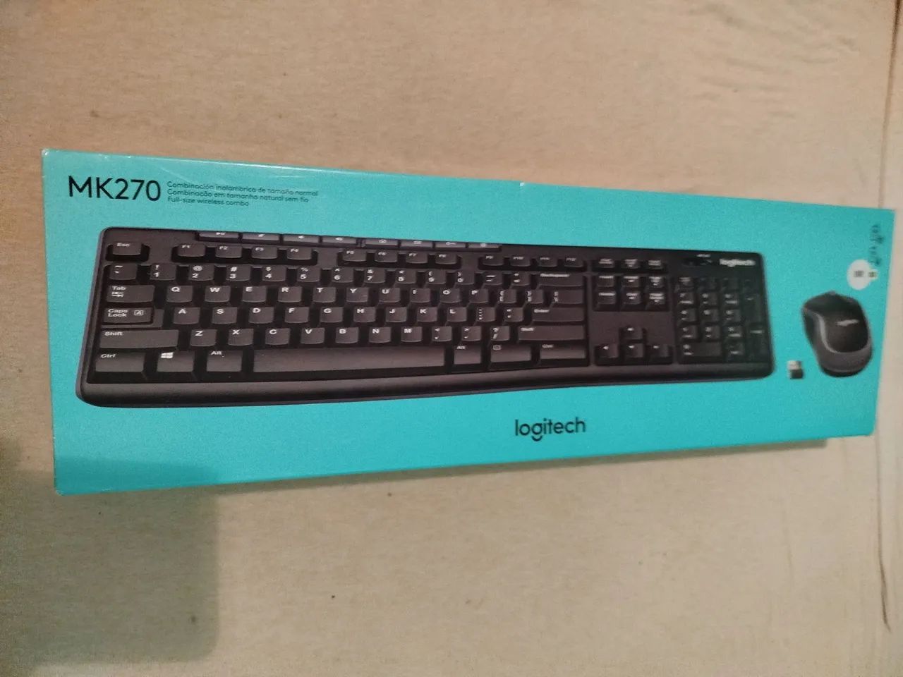 Kit teclado e mouse sem fio Logitech 