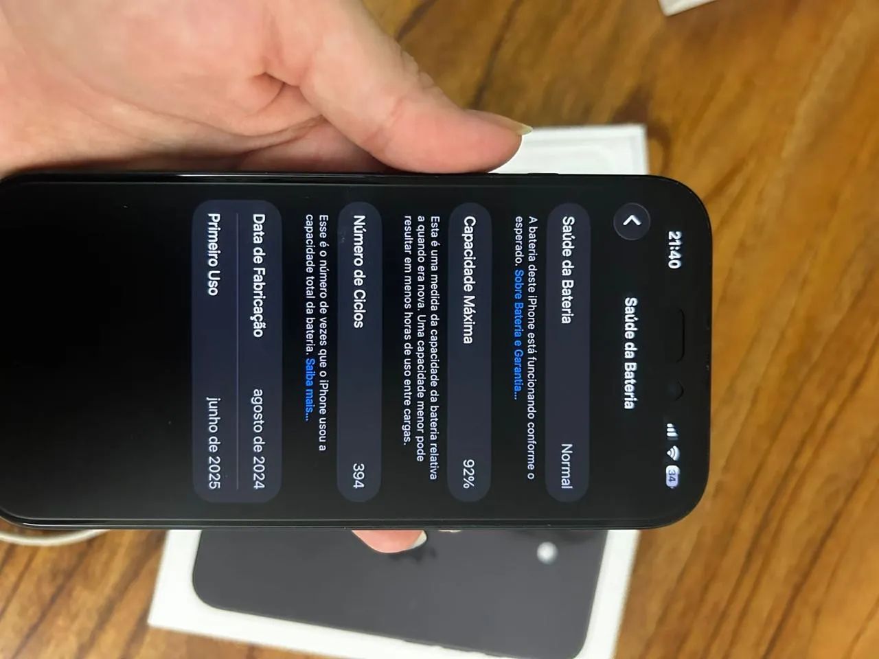iPhone 16 128GB Preto - Foto 3