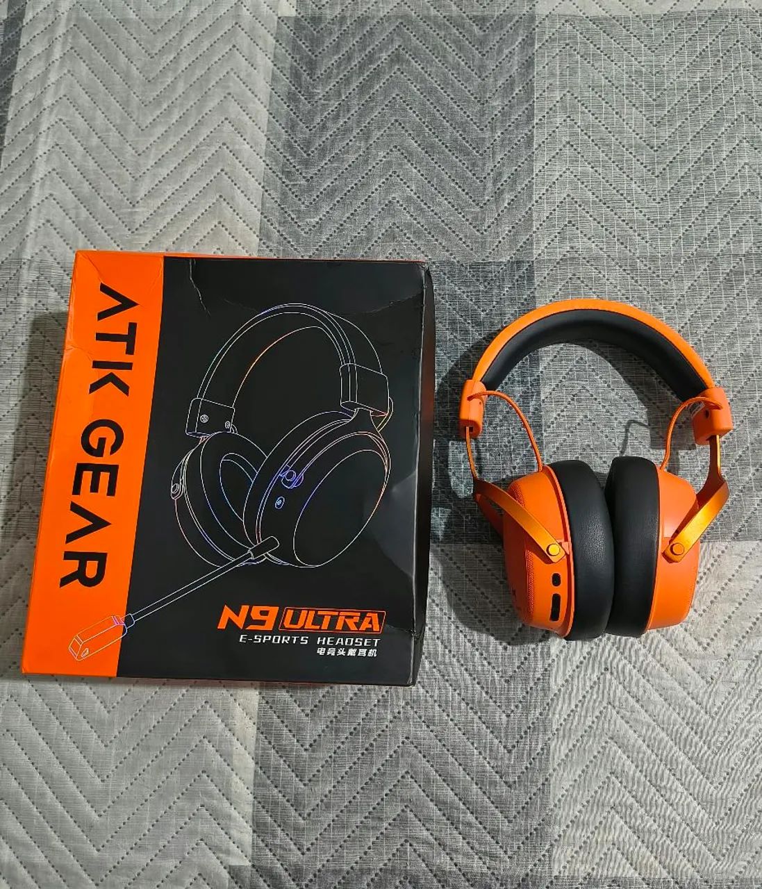 Headset ATK N9 ULTRA ORANGE 