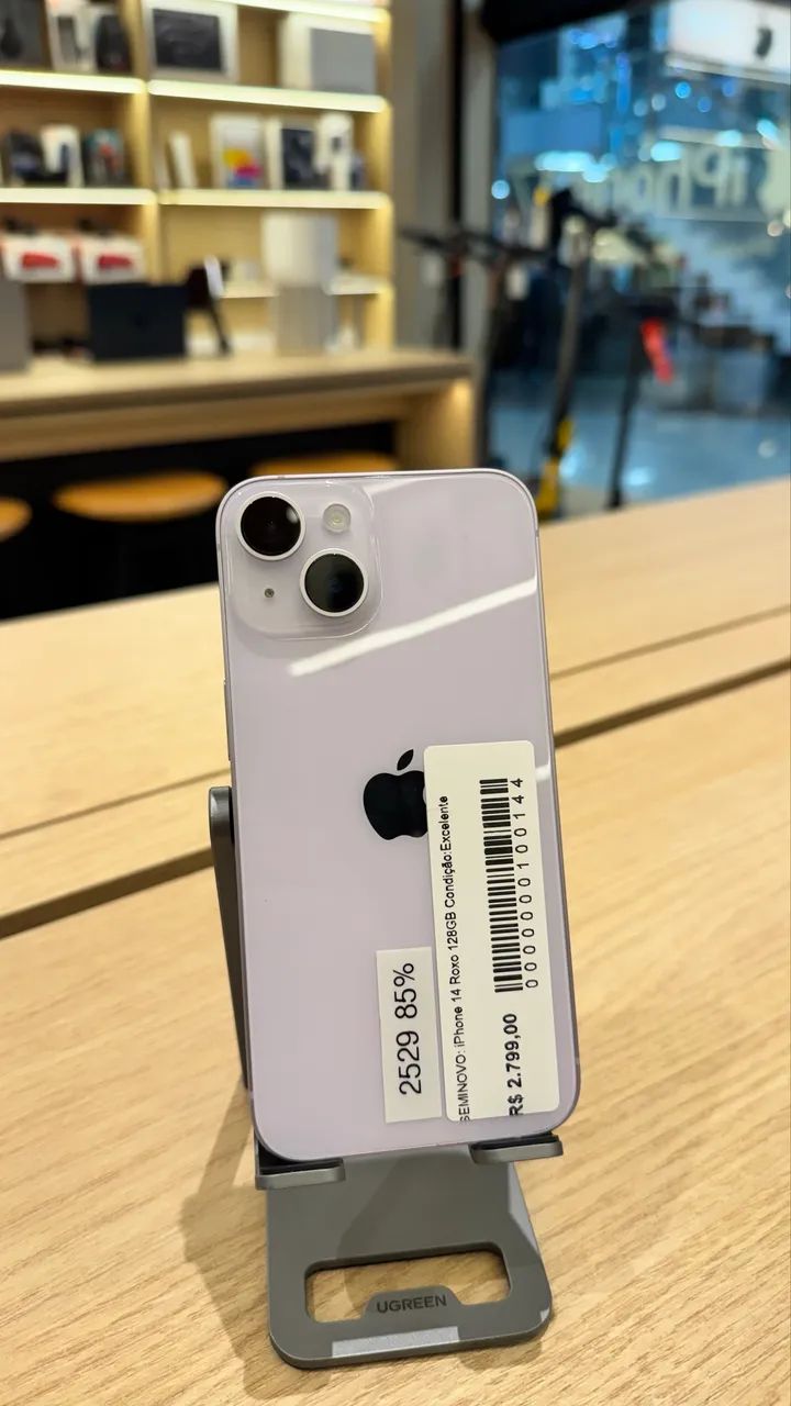 iPhone 14 Roxo 128GB - Seminovo