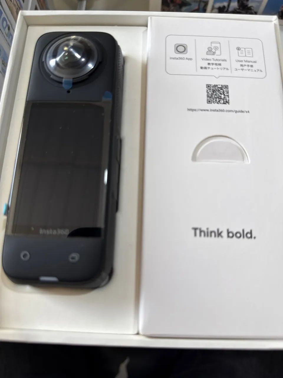 Insta360 X4 em estado de zero, apenas aberto a caixa e testada - Foto 2