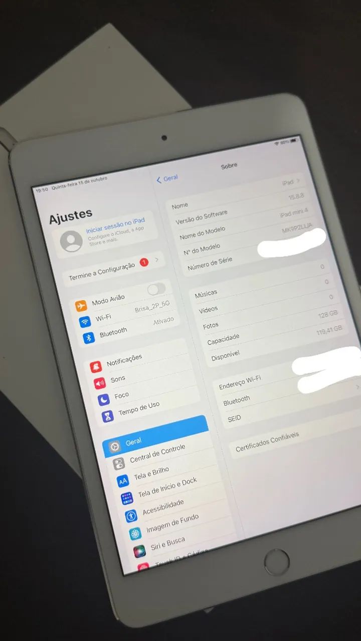 ipad mini 4 128gb prata - Foto 5
