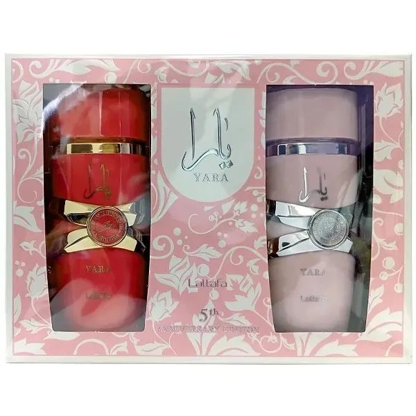 Kit Perfume Lattafa Yara Edp 100ml + Yara Candy Edp 100ml
