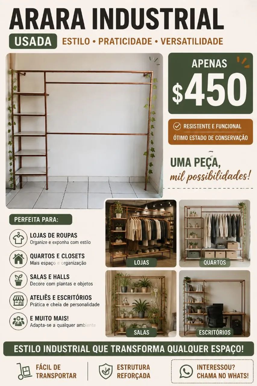 Vendo Fundo de loja de roupas 