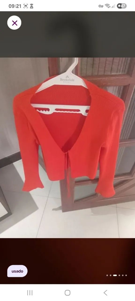 Casaquinho Laranja Primark 