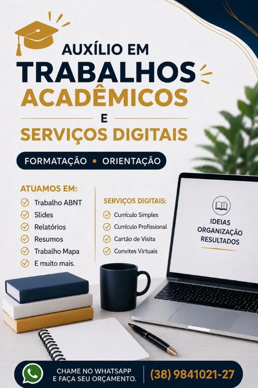 ? *Precisando de ajuda com Trabalhos Acadêmicos ou Currículo Profissional?*?