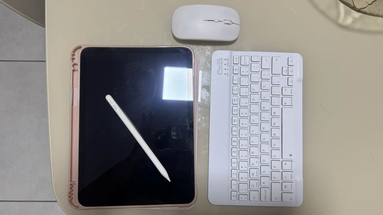 iPad 10 geração 64G, caneta baseus, telhado e mouse!  - Foto 2