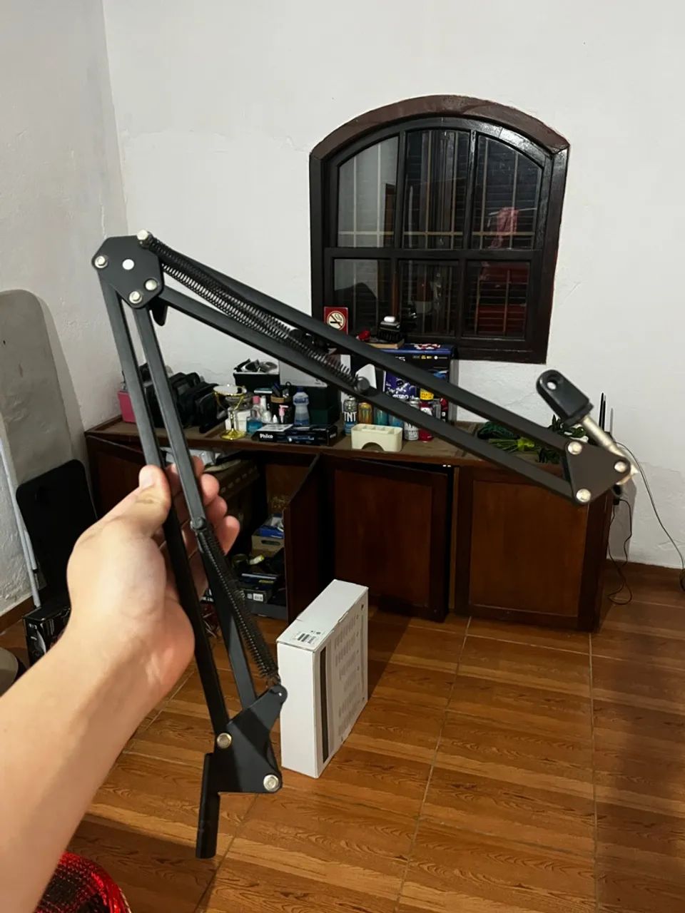 MICROFONE PROFISSIONAL + BRAÇO ARTICULADO - Foto 4