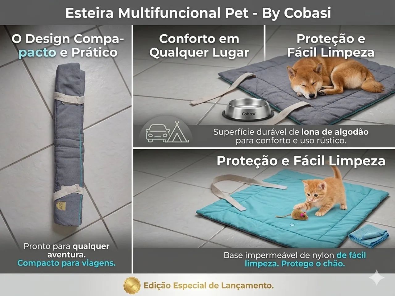 Tapete Pet Portátil
