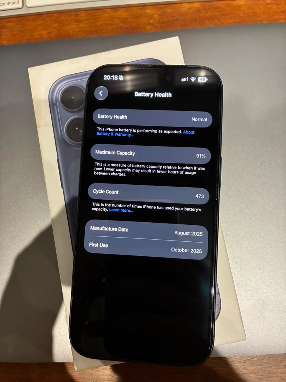 iPhone 17 Pro - Deep Blue 256gb - Foto 5