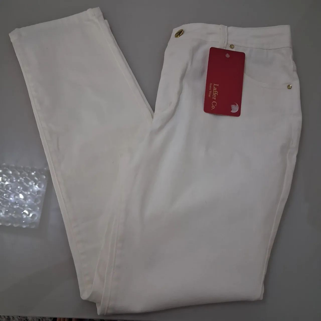 Calça Feminina Creme Tamanho 48 Laffer CO.