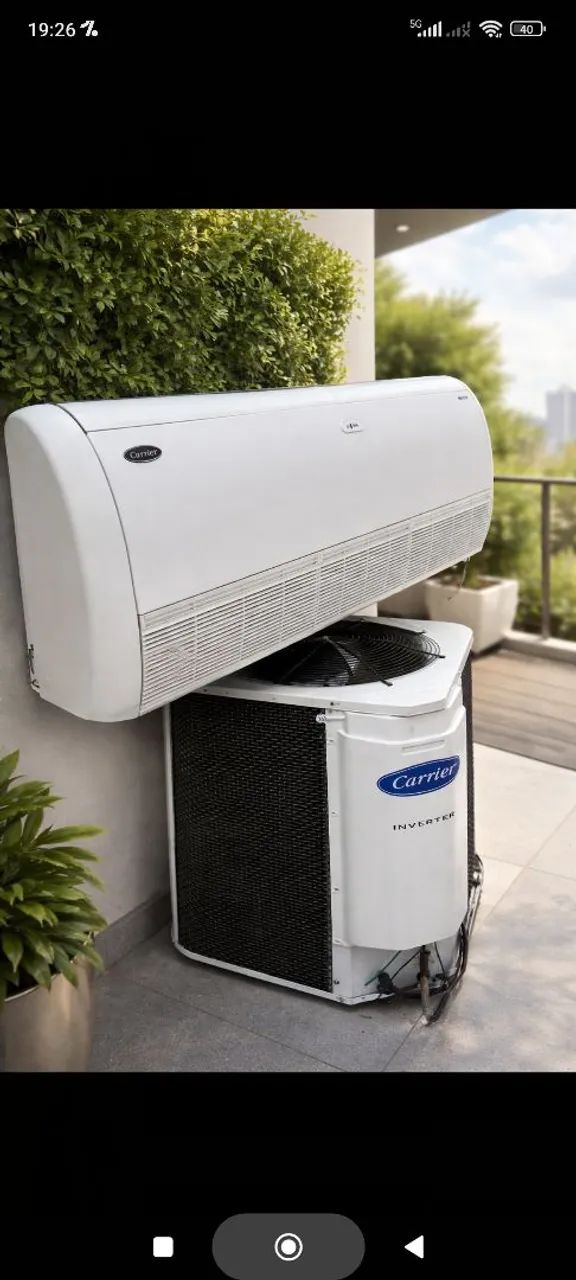 SPLIT PISO TETO CARRIER INVERTER 
