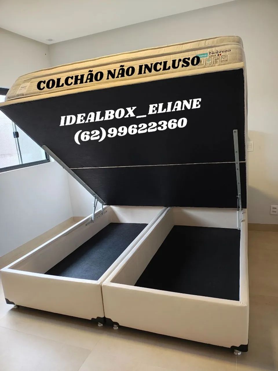 Box baú super king 193×203 - mega espaçoso  - Foto 3
