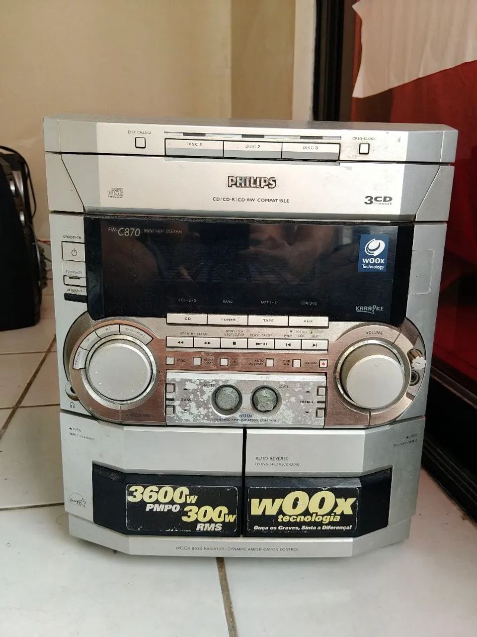 Aparelho de Som Philips 3600W
