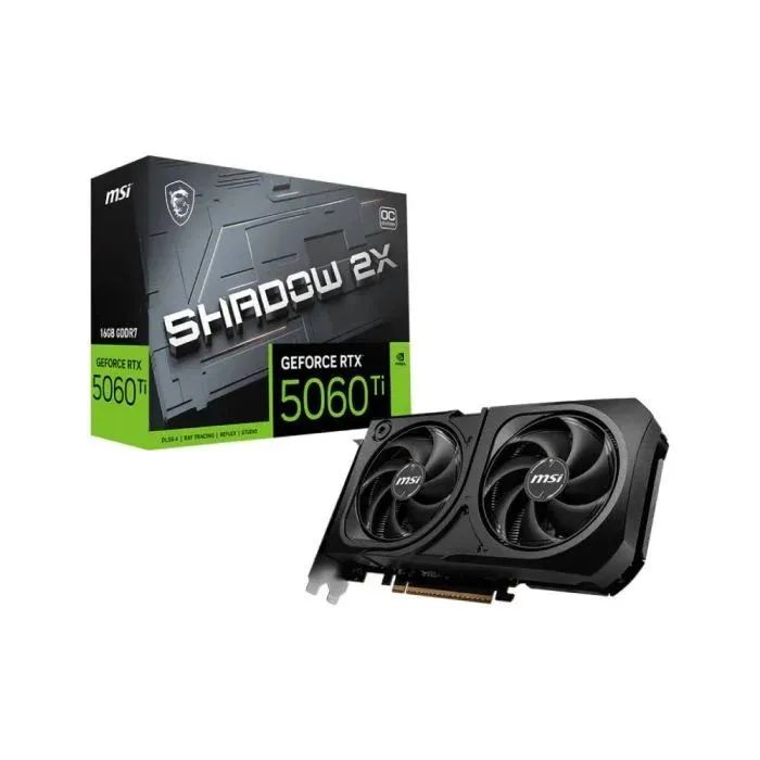 Placa De Video Rtx5060ti 16gb Shadow 2x Oc Plus Msi - Foto 2