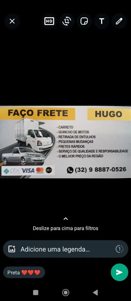 Carreto, descarte de entulhos 